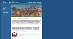 Desktop Screenshot of pirettirealestate.com